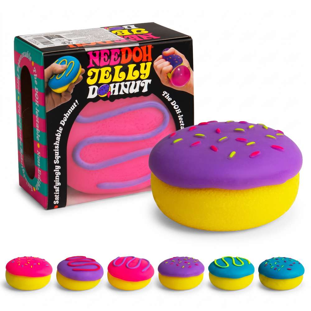 NeeDoh Dohnut Jelly Squeeze Squishy Fidget Toy