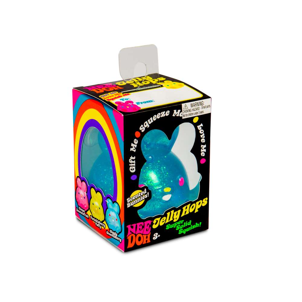 NeeDoh Jelly Hops Bunny Scented Groovy Squishy Fidget Toy