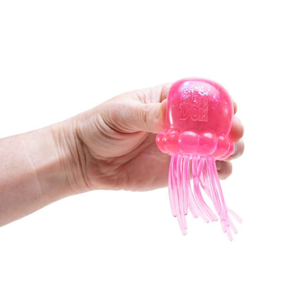 NeeDoh Jelly-Squish Super Solid Squish Jellyfish Fidget Toy