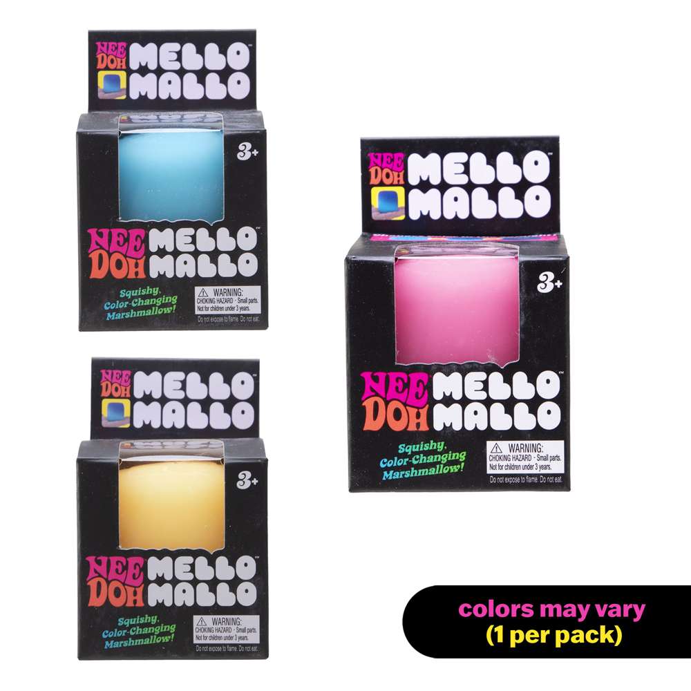 NeeDoh Mello Mallo Marshmallow Groovy Squishy Fidget Toy