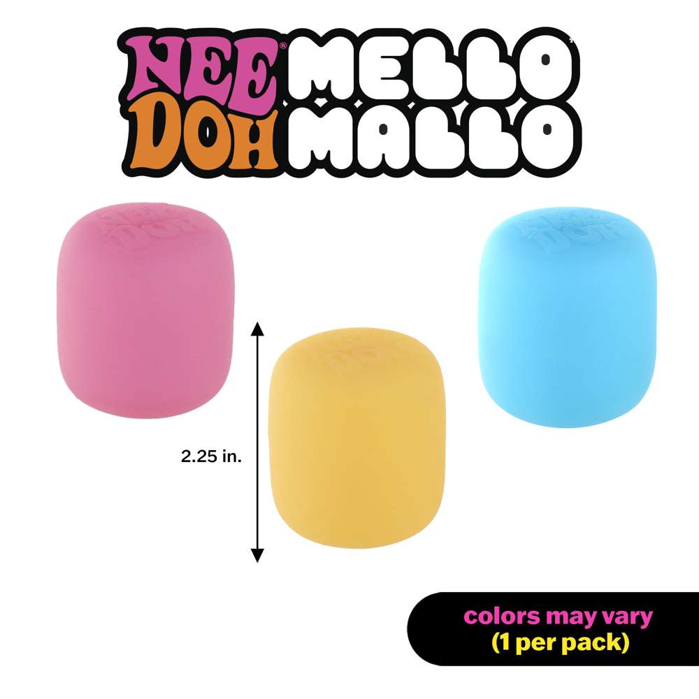NeeDoh Mello Mallo Marshmallow Groovy Squishy Fidget Toy