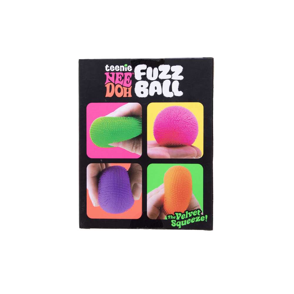 NeeDoh Teenie FuzzBall Stress Ball 4-Pack Assorted