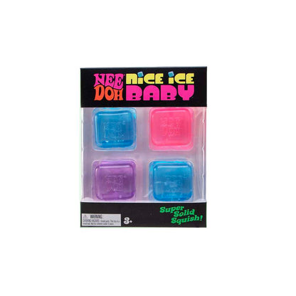 NeeDoh Nice Ice Baby Groovy Squishy Fidget Toy 4 Pack