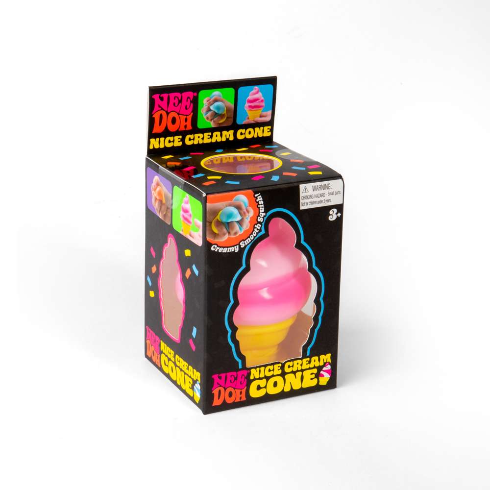 NeeDoh Nice Cream Cone Creamy Smooth Squish Satisfying Sensory Fidget Toy