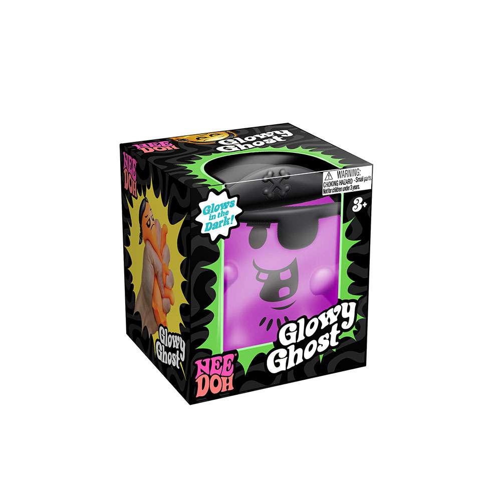 NeeDoh Glowy Ghost Halloween Squishy Fidget Toy