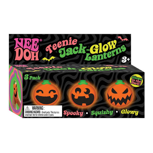 NeeDoh Teenie Jack-Glow Lanterns 3 Pack