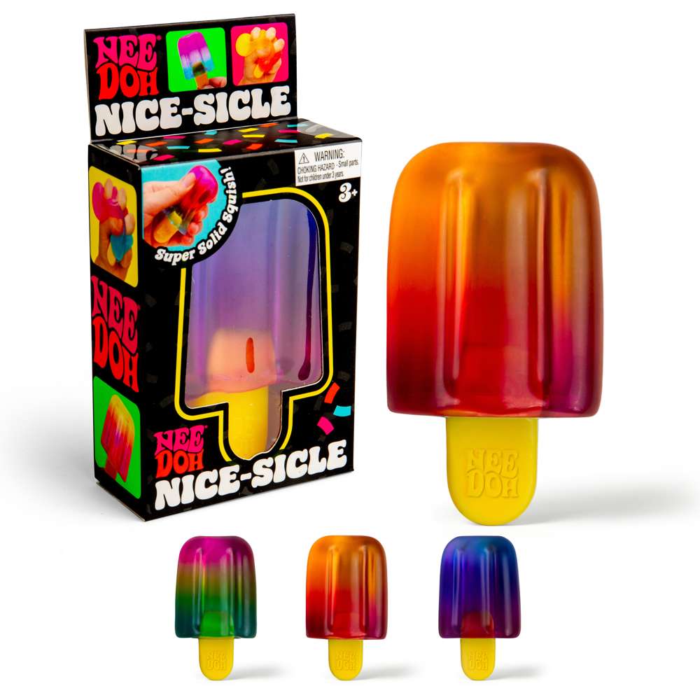NeeDoh Nice-sicle Super Solid Squish Ice Lolly Fidget Toy