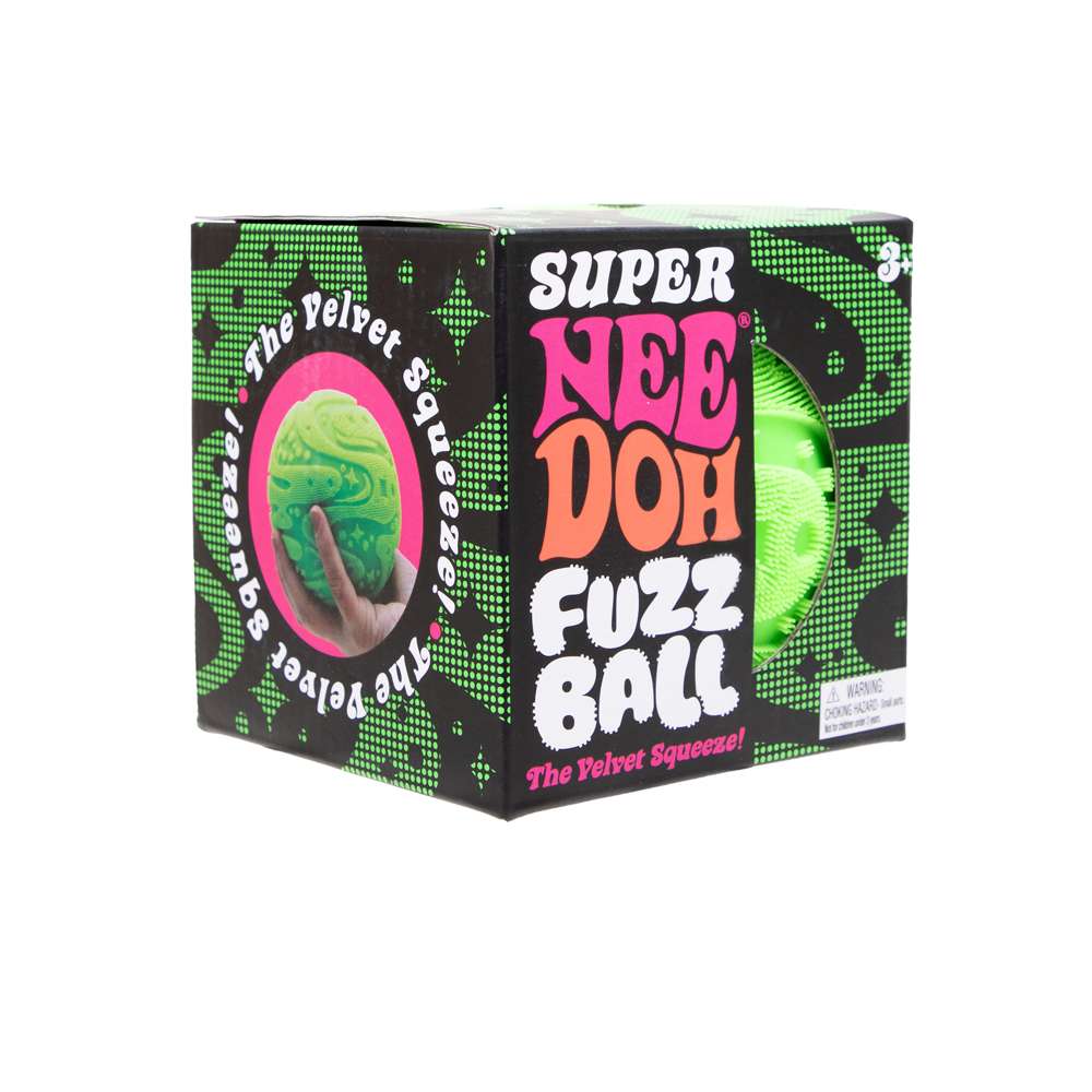 NeeDoh Super FuzzBall Velvet Squeeze Stress Ball