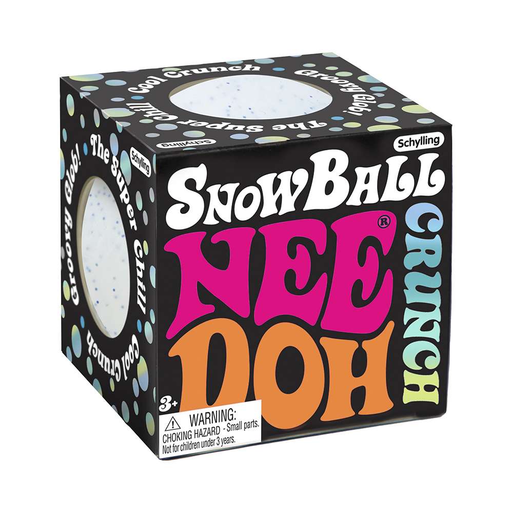 NeeDoh Snow Ball Crunch Squishy Fidget Toy