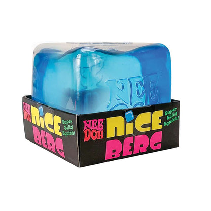 NeeDoh Niceberg Super Solid Squish Large Ice Cube Fidget Toy