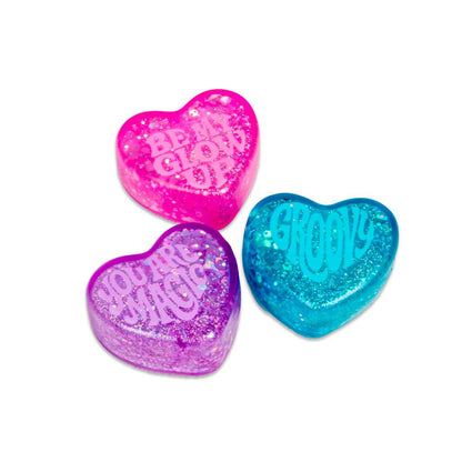 NeeDoh Teenie Sparkle Hearts Fidget Toy 3 Pack
