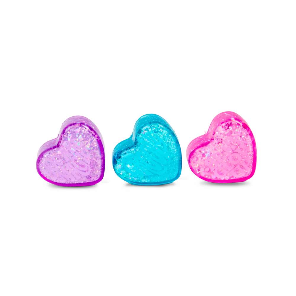 NeeDoh Teenie Sparkle Hearts Fidget Toy 3 Pack