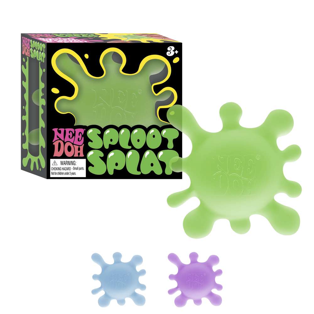 NeeDoh Sploot Splat Super Solid Squish Fidget Toy