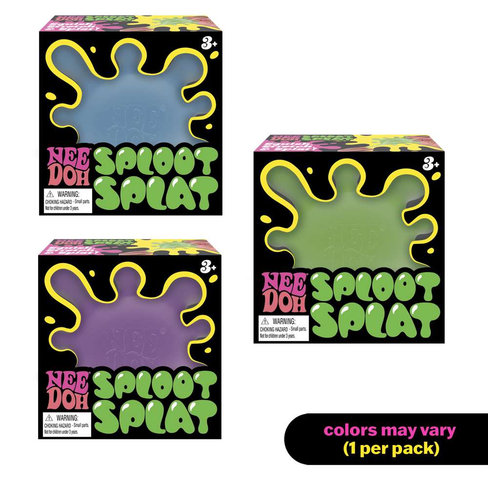 NeeDoh Sploot Splat Super Solid Squish Fidget Toy