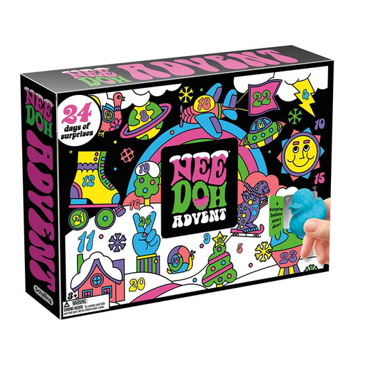 NeeDoh Advent Calendar Mini Christmas Groovy Squishy Fidget Toy 24 Pack