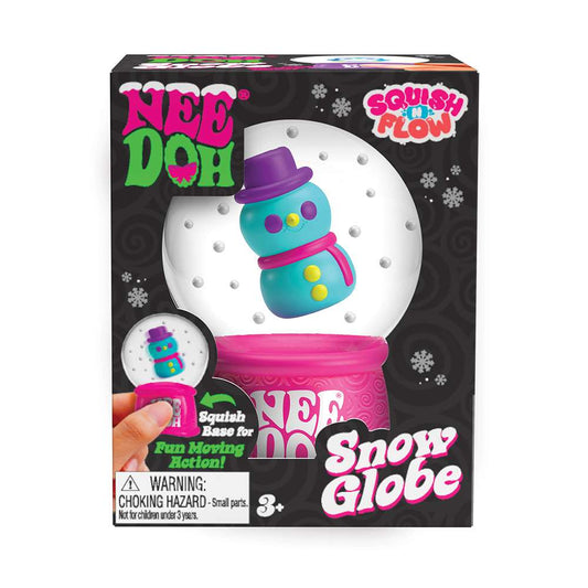 NeeDoh Squish N Flow Snow Globe Christmas Fidget Toy