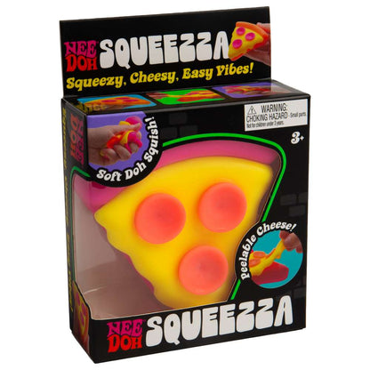 NeeDoh Squeezza Pizza Shaped Groovy Squishy Fidget Toy