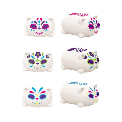 NeeDoh Sugar Skull Cats Glow-in-the-Dark Fidget Toy
