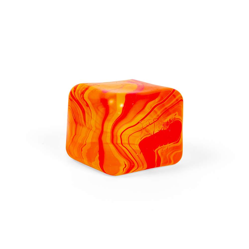NeeDoh Nice Cube Swirl Super Solid Squish Stress Relieving Fidget Toy