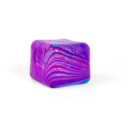 NeeDoh Nice Cube Swirl Super Solid Squish Stress Relieving Fidget Toy