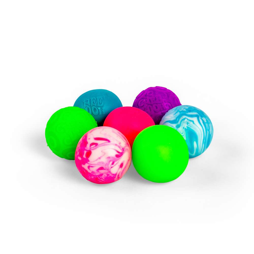 NeeDoh Teenie Singles Classic Groovy Stress Ball 4 Pack Assorted