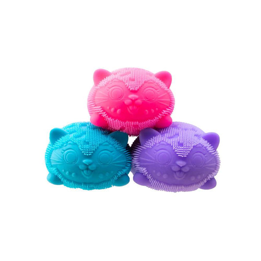 NeeDoh Fuzz Ball Wild Cats Velvet Squishy Fidget Toy