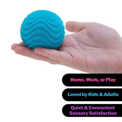 NeeDoh Fuzzball Wonder Waves Velvet Squeeze Squishy Fidget Toy