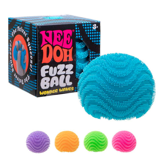 NeeDoh Fuzzball Wonder Waves Velvet Squeeze Squishy Fidget Toy