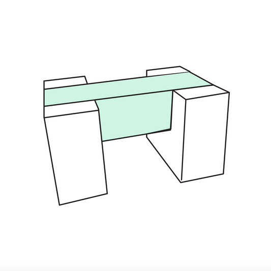 Soft Play Kingdom Balance Beam Pastel Mint White