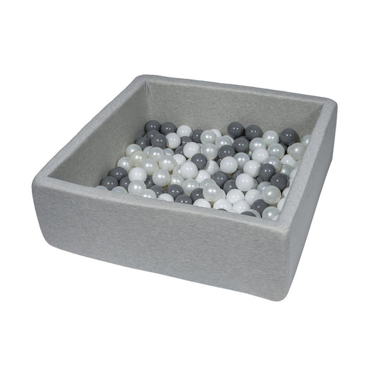 Soft Play Kingdom Square Ball Pit Grey