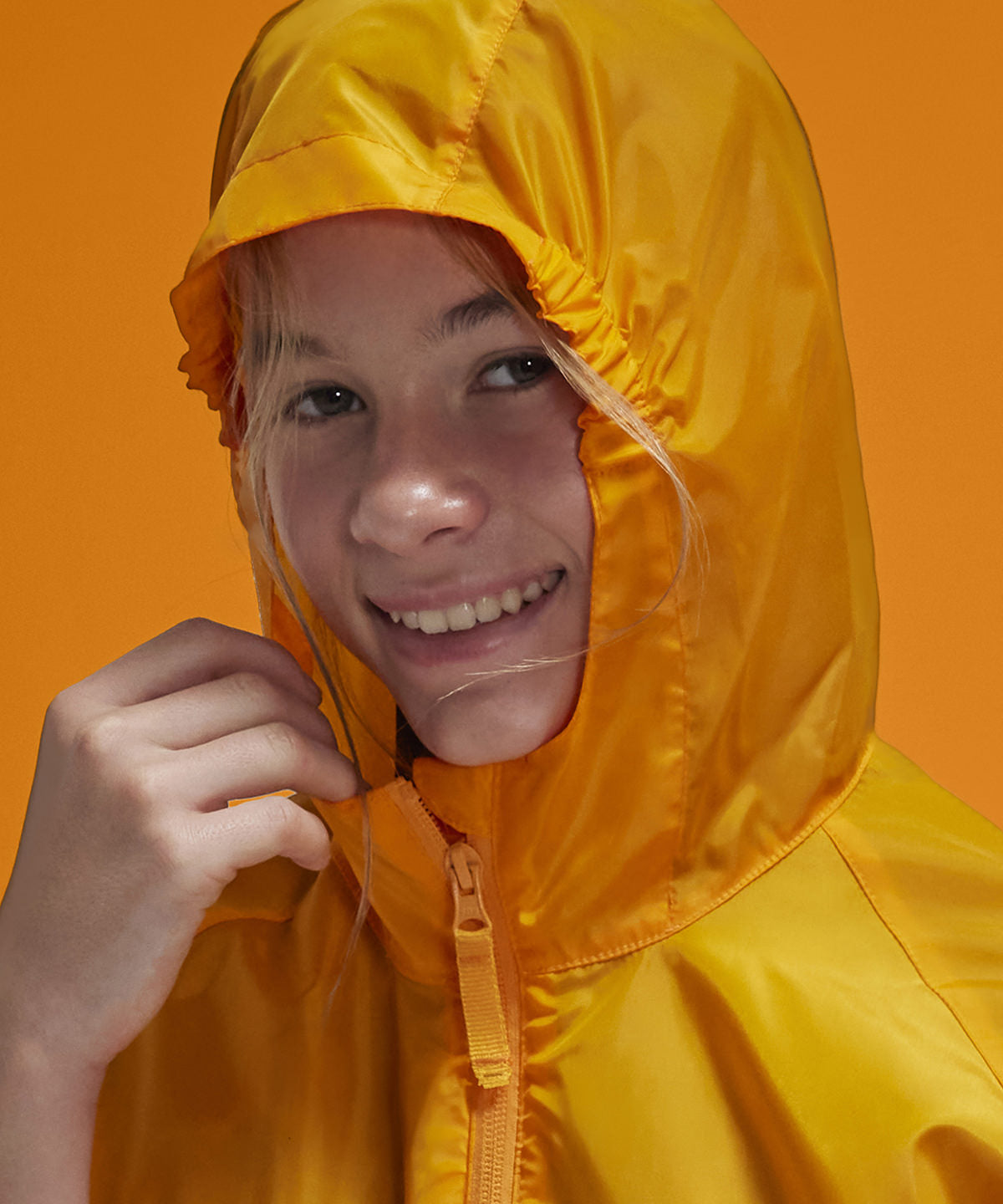 B&C #Reset Kids Recycled Polyester Packable Windbreaker