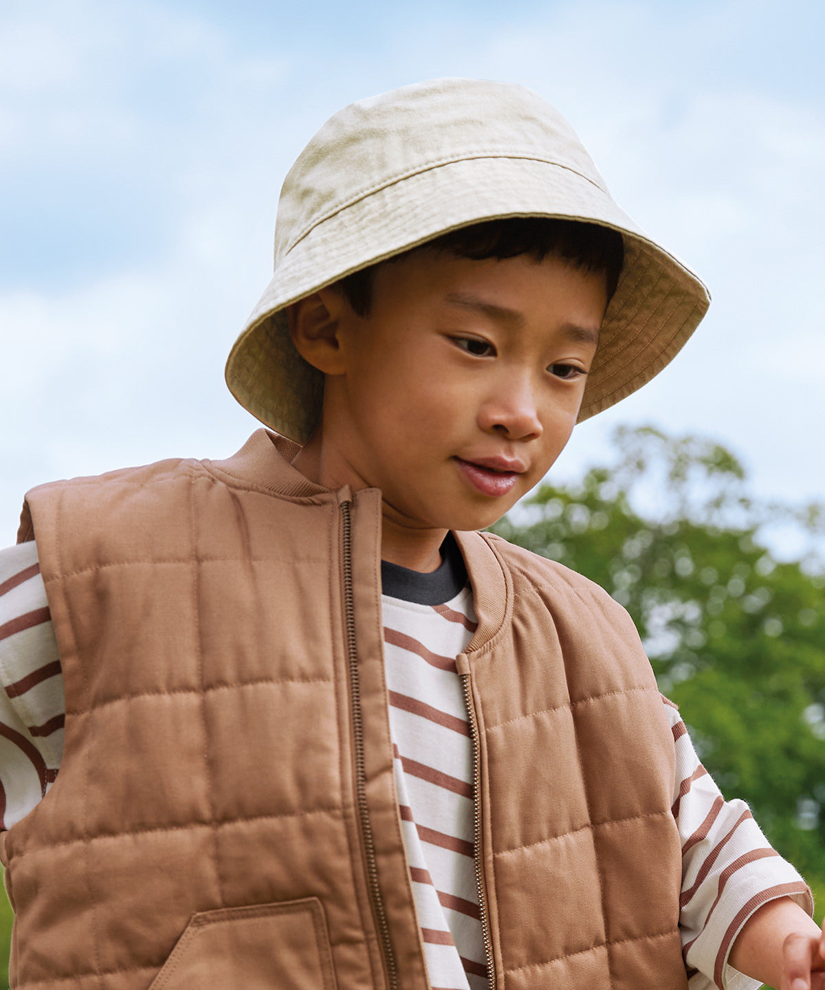 Beechfield B688B Kids Vintage Bucket Hat