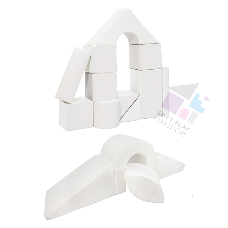 Soft Play Kingdom Castle Bridge Ball Bundle White