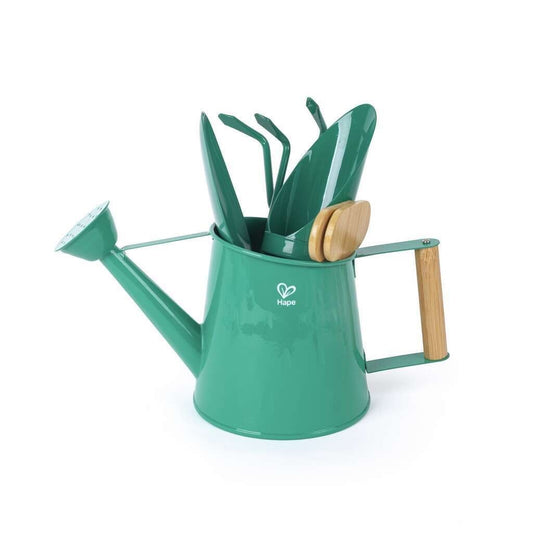 Hape Gardening Tool Set Watering Can and Tools