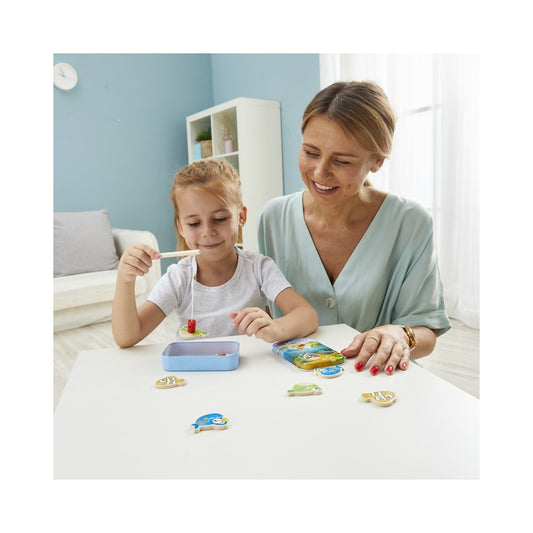 Hape Magnetic Fishing Game in a Tin