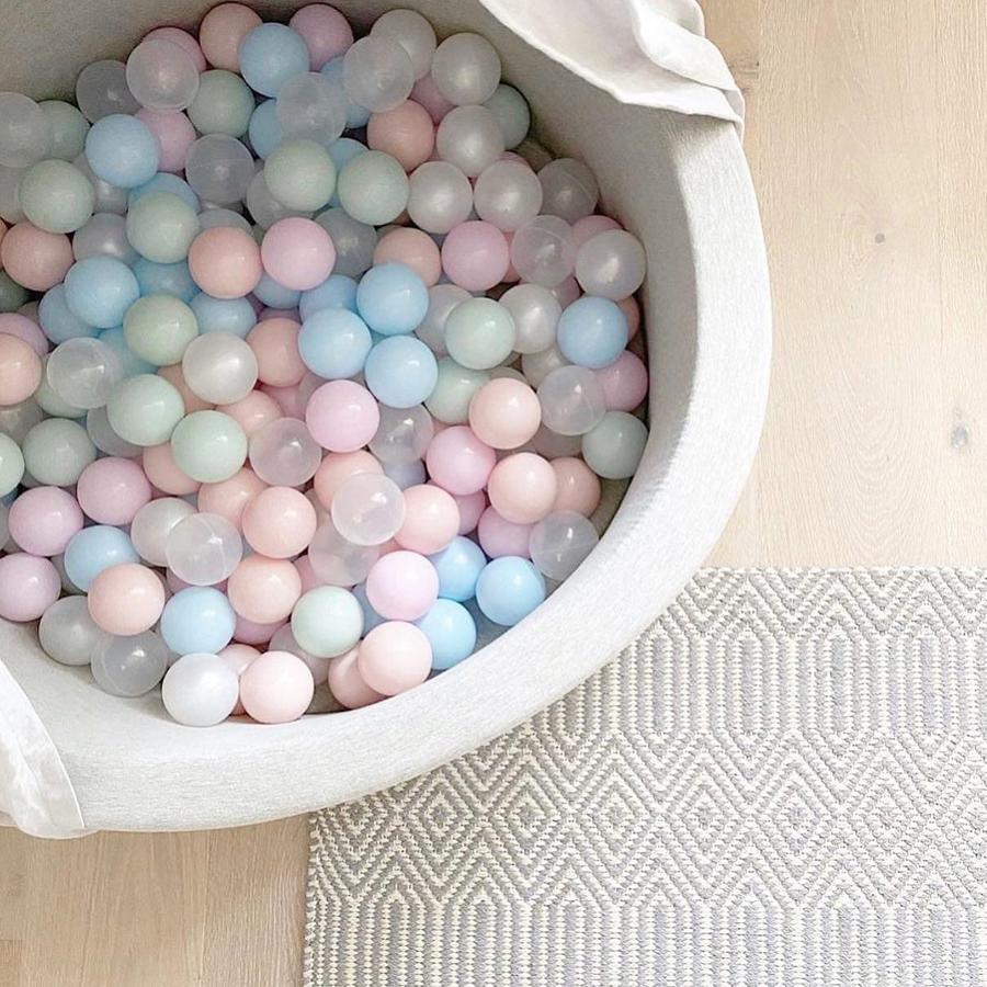 Soft Play Kingdom The Pastel Edition Luxe Ball Pit Light Grey