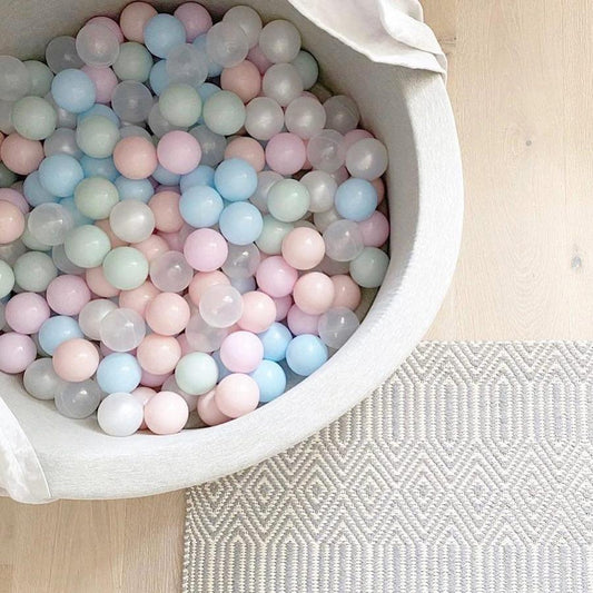 Soft Play Kingdom The Pastel Edition Luxe Ball Pit Light Grey