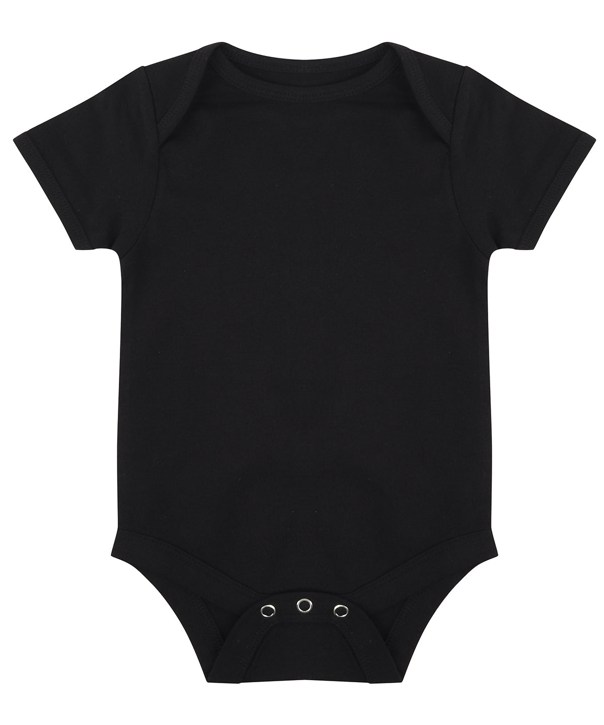 Larkwood LW500 Baby Essential Short-Sleeved Cotton Bodysuit