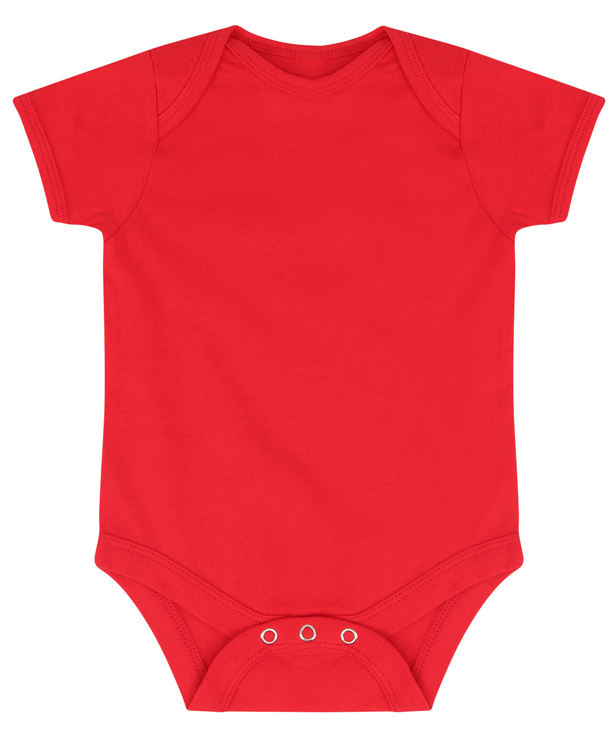 Larkwood LW500 Baby Essential Short-Sleeved Cotton Bodysuit