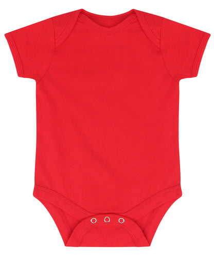 Larkwood LW500 Baby Essential Short-Sleeved Cotton Bodysuit