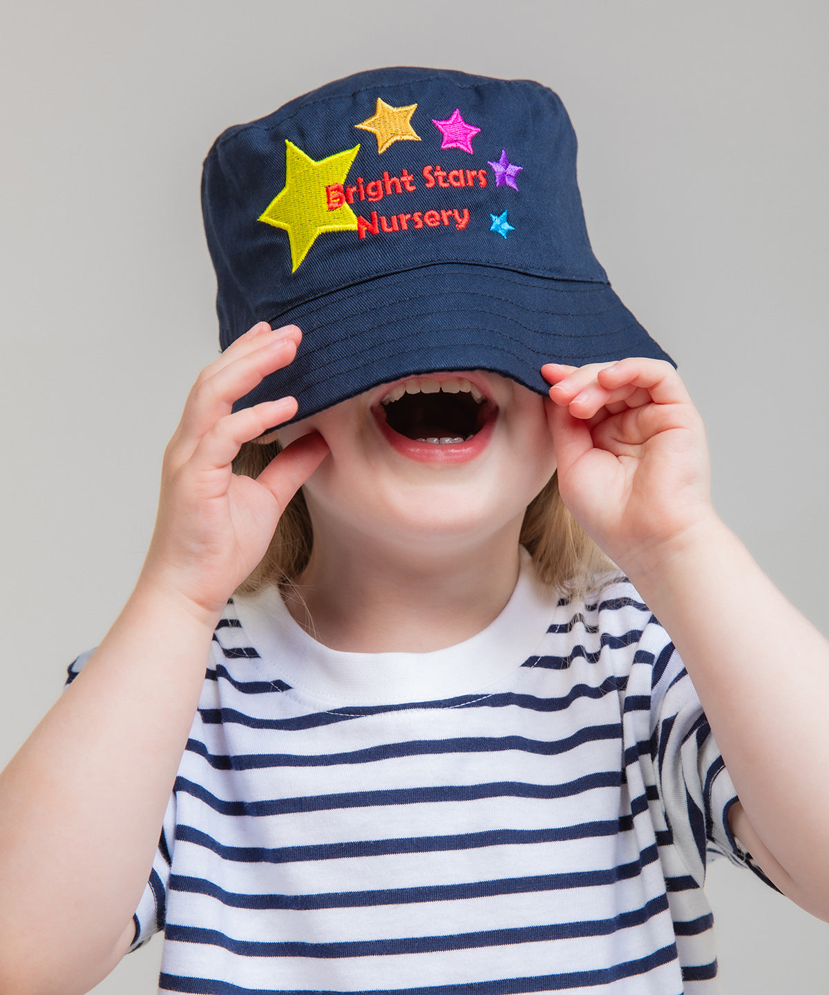 Larkwood LW92T Kids Cotton Bucket Hat