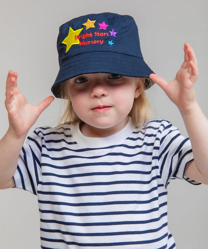 Larkwood LW92T Kids Cotton Bucket Hat