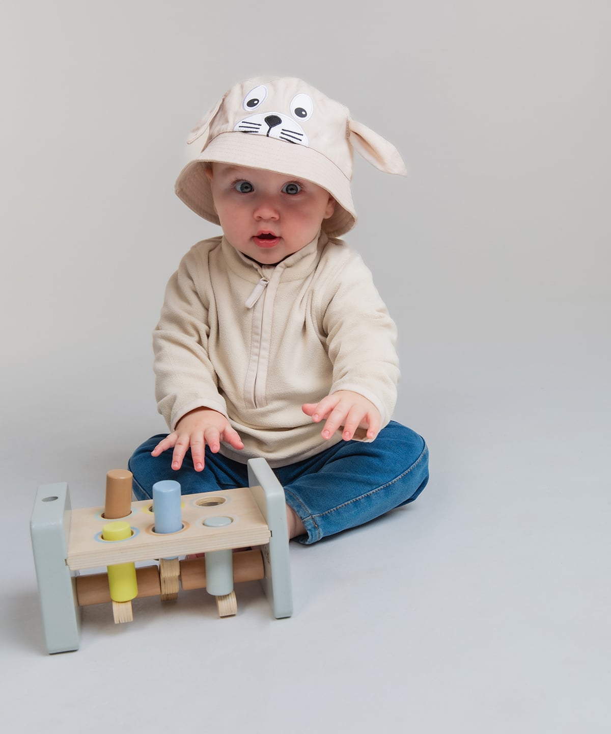 Larkwood Kids Character Cotton Twill Bucket Hat