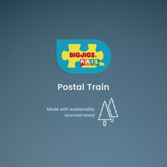 Bigjigs Rail Postal Wooden Train