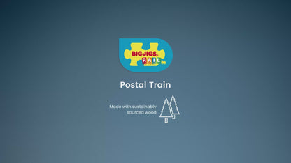 Bigjigs Rail Postal Wooden Train