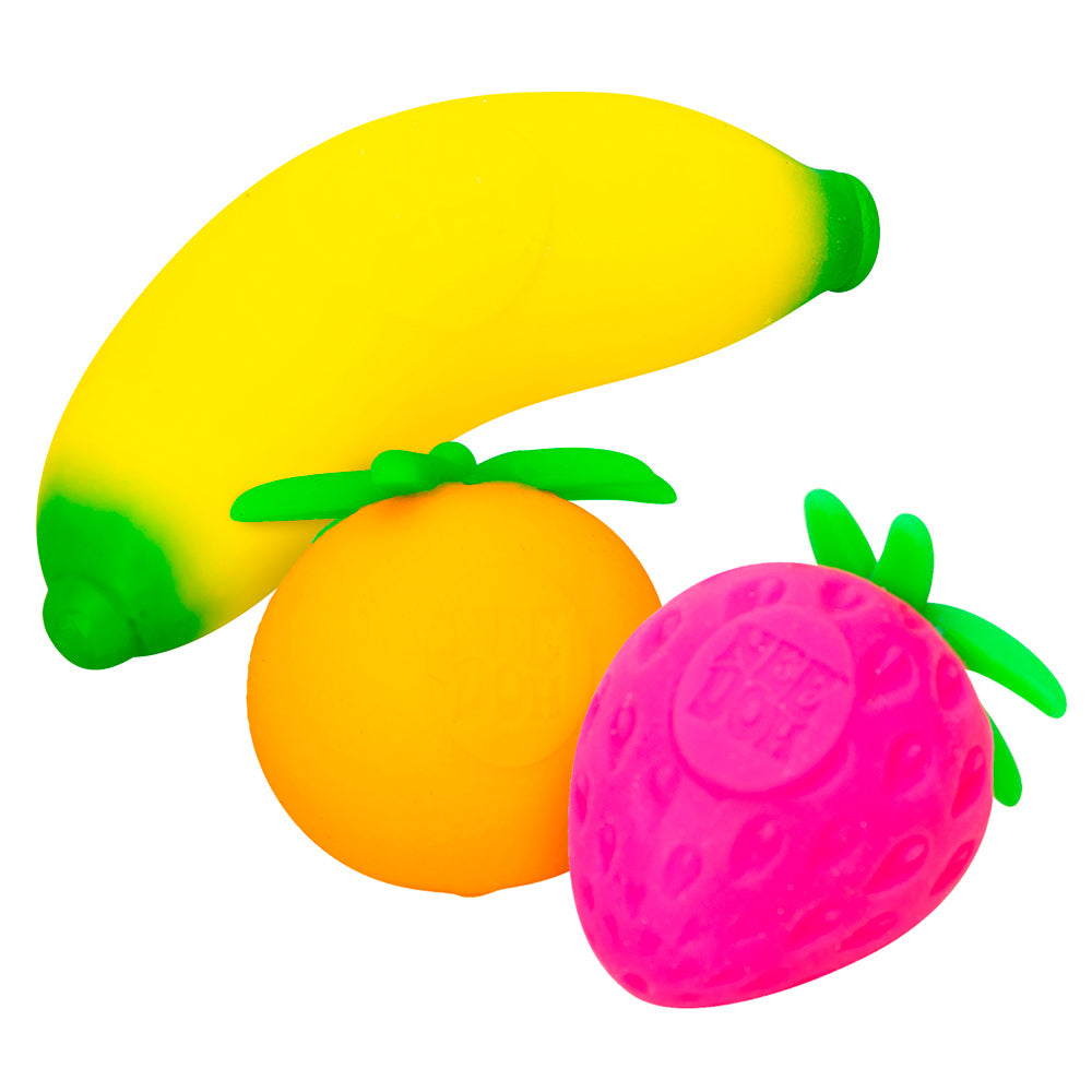 NeeDoh Groovy Fruit Sensory Squishy 3 Pack