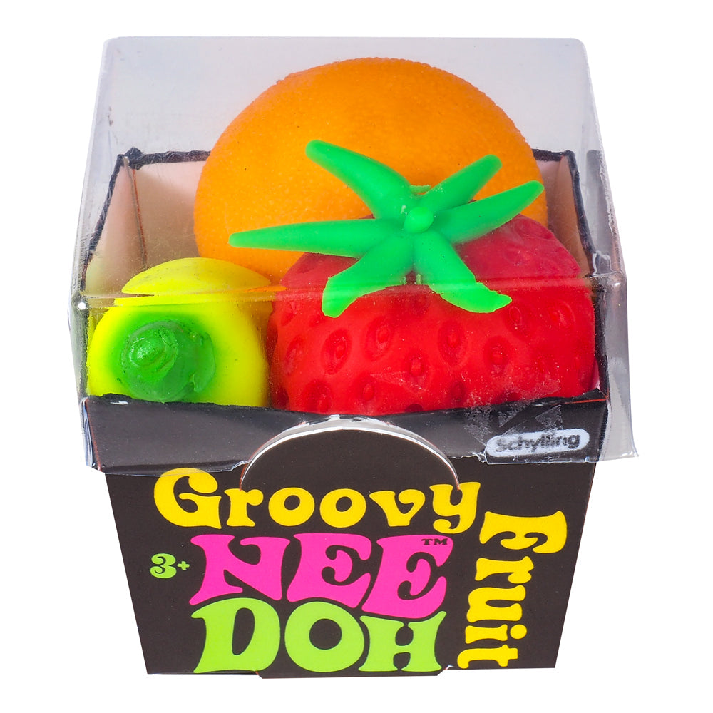 NeeDoh Groovy Fruit Sensory Squishy 3 Pack