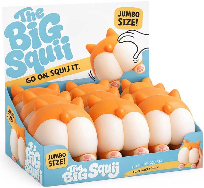The Big Squij Corgi Butt Novelty Squishy Toy