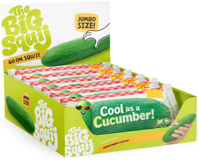 The Big Squij Cucumber Novelty Squishy Toy