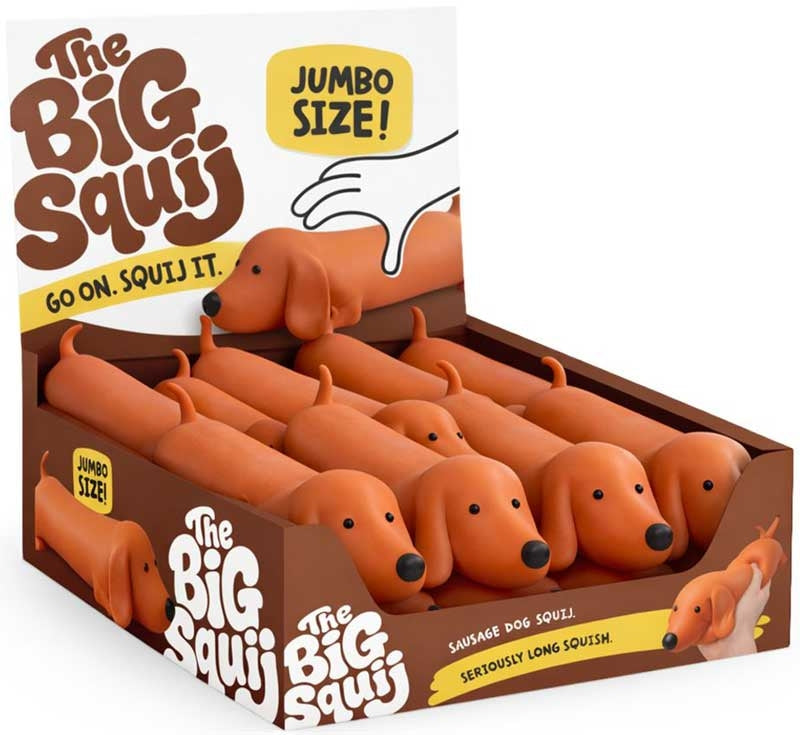 The Big Squij Dachshund Novelty Squishy Toy